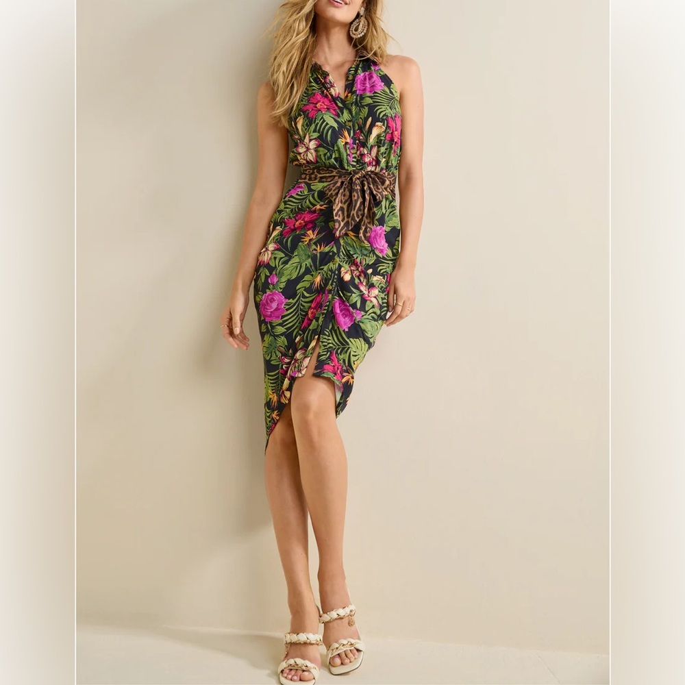 💕❤️Animal Print/Floral Mixed Print Dress❤️💕